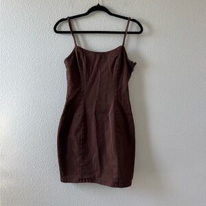 H&M Brown Mini Dress